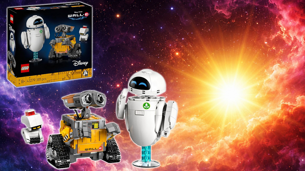 In 49 Shops teurer: Legos Disney and Pixar Wall-E und EVE bei Amazon zum Bestpreis