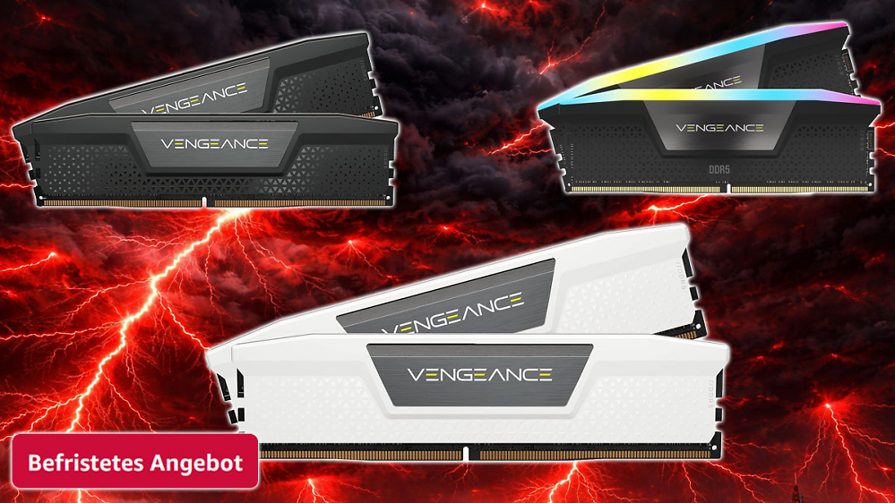 DDR5-6000 bei Amazon viel günstiger als anderswo: Weißer Corsair Vengeance in 32 GB