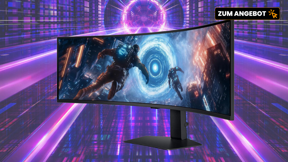 Proshop unterbietet Amazon: Riesiger Gaming-Monitor von Samsung plötzlich zum kleinen Preis - 49 Zoll Curved im 32:9-Format