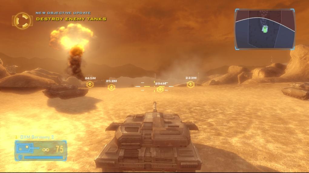 Mehrspieler-Shooter Frontlines: Fuel of War: Im späteren Spielverlauf zündet die Allianz eine taktische Atombombe.