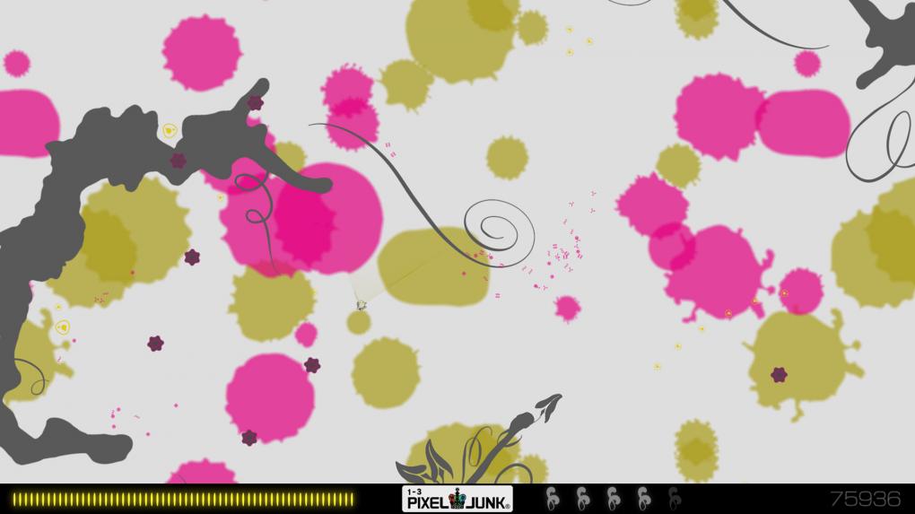 PixelJunk Eden (7,99 Euro) - ihr steuert ein winziges Wesen, das in einem prächtigen Garten mit den verschiedensten Pflanzen Schätze sammelt.