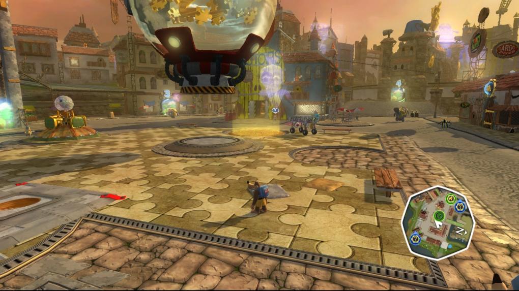 Showdown Town ist der zentrale Ausgangspunkt des Spiels.
