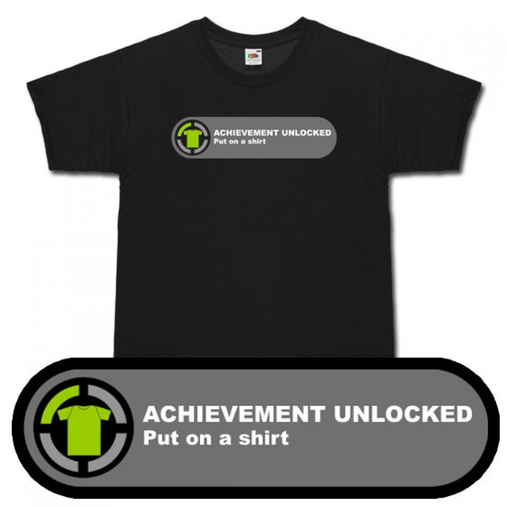 T-Shirt 'Achievement unlocked' - 3DSupply.de