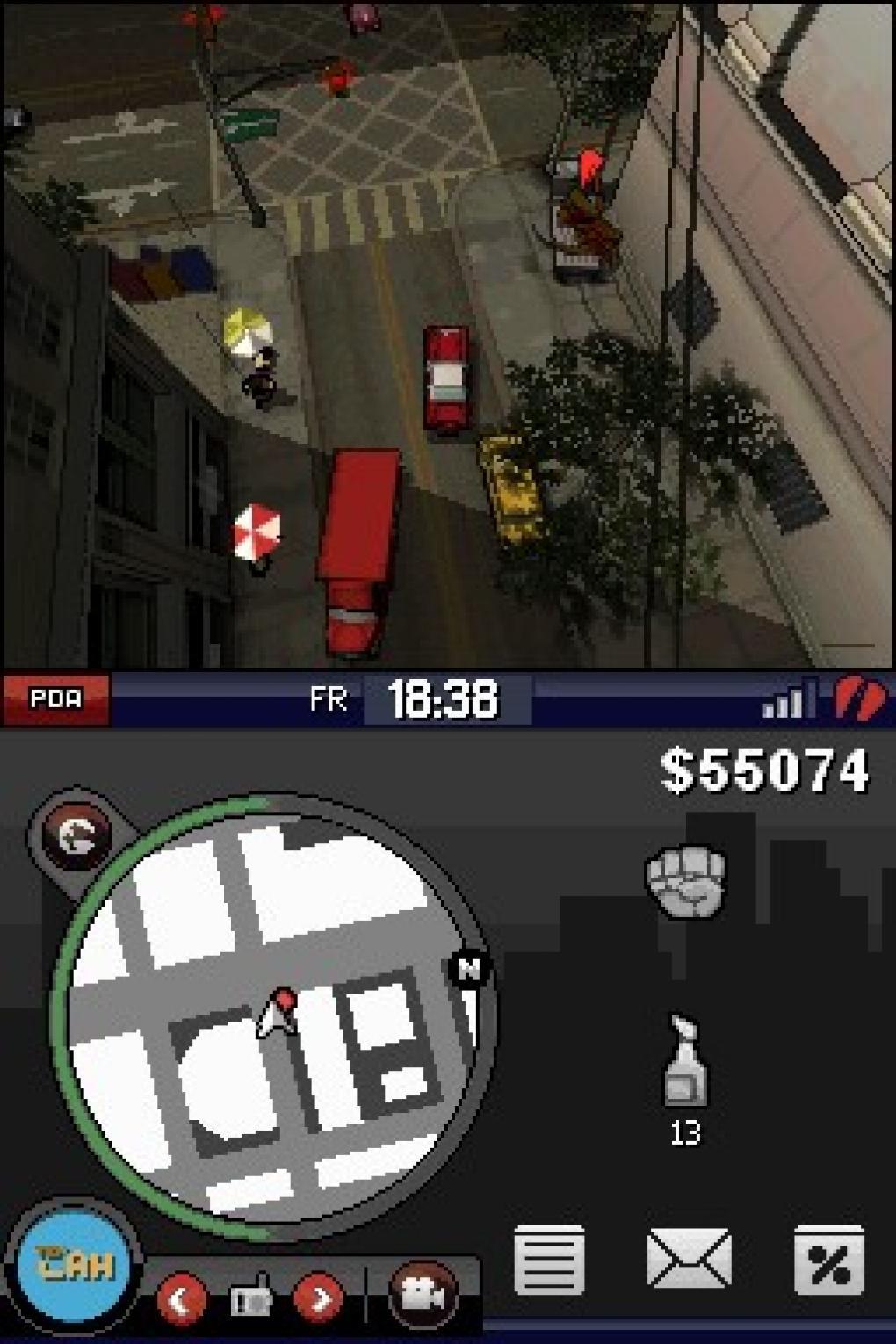 Regenschauer: Fängt es an, zu regnen, spannen die Bewohner von Liberty City ihre Schirme auf.