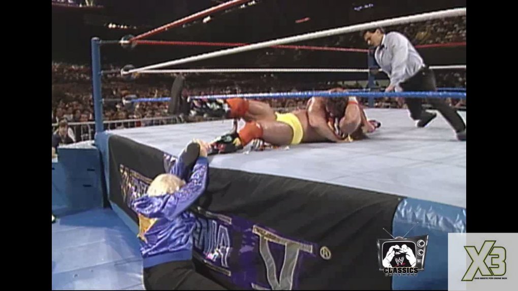 Bei WrestleMania V kam es dann in Atlantic City zum lange erwarteten Aufeinandertreffen der beiden und es ging um die „Intercontinental Championship“ des Ultimate Warriors. Am Ende griff Manager Bobby Heenan unfair ein und sicherte seinem Schützling Rick Rude den Titel.