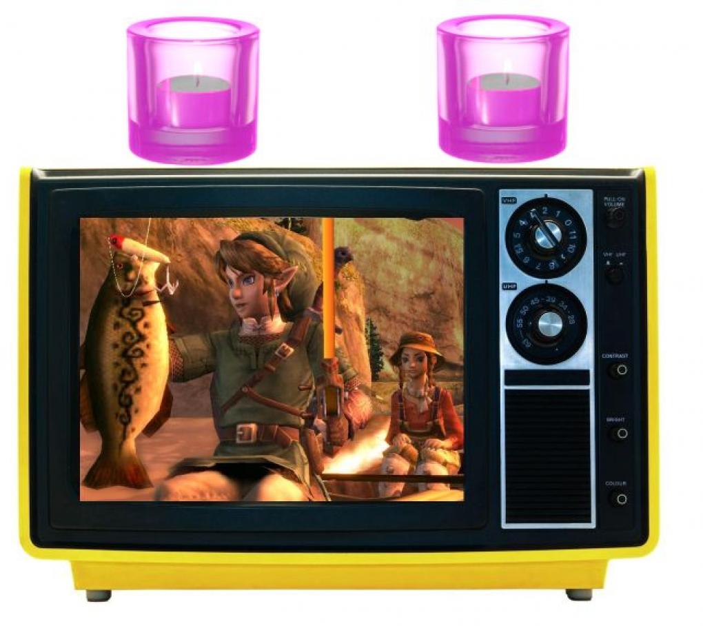 Aber Teelichter auf dem TV tun's genauso.