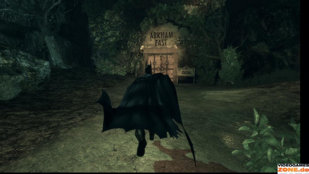 Da die Villa im Osten der Insel liegt, muss Batman den Durchgang dorthin nehmen. Leider erwarten ihn dort keine freundlichen Mitmenschen.