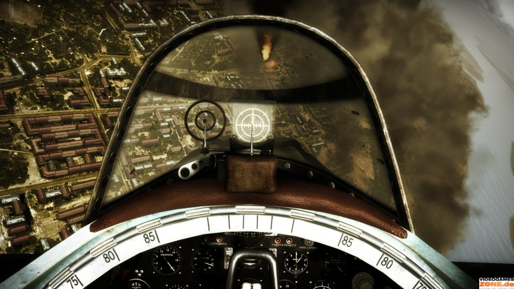 Gute Aussicht: Die Cockpits wurden alle detailliert nachgebildet. Allerdings ist die Steuerung der Flieger aus dieser Perspektive nichts für Anfänger.