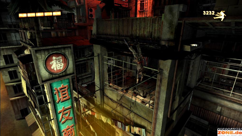 Akrobatik: Zwischen den größeren Ballereien klettert und springt ihr in bester Tomb-Raider-Manier durch die Levels.