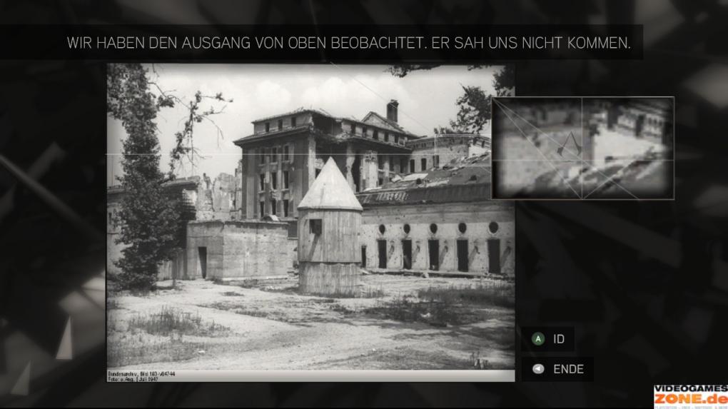 Gebt das abgebildete Passwort ein und sucht auf dem nächsten Bild nach dem Symbol der Assassinen rechts oben... (2)