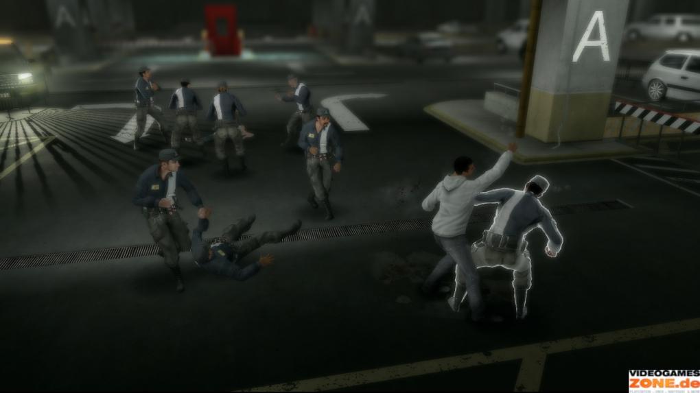 Nach dem Intro folgen Sie Lucy bis ins Parkhaus, wo Sie die Wächter im Faustkampf erledigen. Im Versteck der Assassinen sprechen Sie mit Shaun, Rebecca und Lucy, bevor Sie sich in den Animus 2.0 setzen.