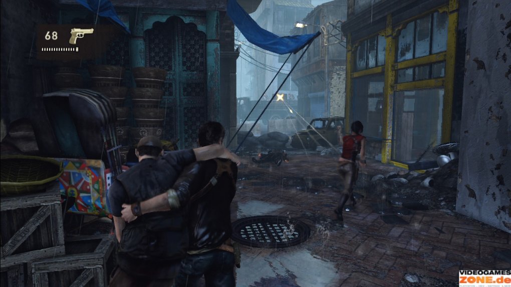 Platz 2: Dialoge während des Spiels - Uncharted 2 und Brütal Legend haben uns gezeigt, was wir in Spielen bislang vermisst haben: Dialoge während des Spiels. Wieso sollte der Held nur während der Cutscenes sprechen? Es wirkt so viel cooler, wenn er auch mitten im Gefecht flucht, dumme Sprüche reißt oder mit seiner Begleiterin flirtet. Wenn dann noch die Sprecher ihren Job gut machen, rockt das einfach nur!