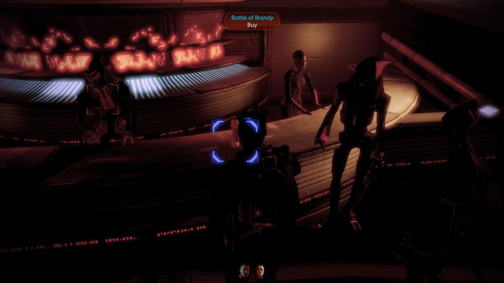 3.1.2 Serrice Eisbrandy: Die Schnapsflasche für Doktor Chakwas finden wir im Club Afterlife auf Omega. Sie steht unmittelbar neben dem Barkeeper auf dem Tresen.