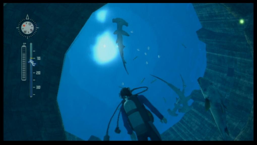 Endless Ocean 2 - Der Ruf des Meeres: Traumhaft - Die Lichteffekte unter Wasser sind einfach nur atemberaubend.