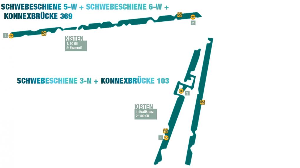 Final Fantasy 13-Lösung - Kapitel 1 - Brückenland: Die verbotene Zone: Schwebeschiene 5-W + Schwebeschiene 6-W + Konnexbrücke 369 und Schwebeschiene 3-N + Konnexbrücke 103