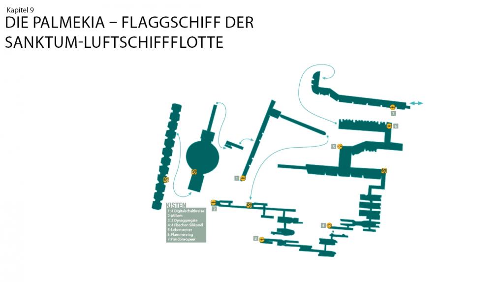 1. Luftschiffdock + Schiffshangar + Schiffskorridor