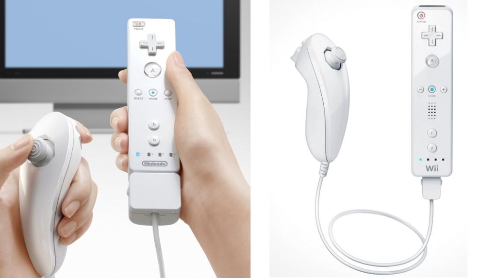 Nintendo Revolution (links) gegen Nintendo Wii (rechts)
