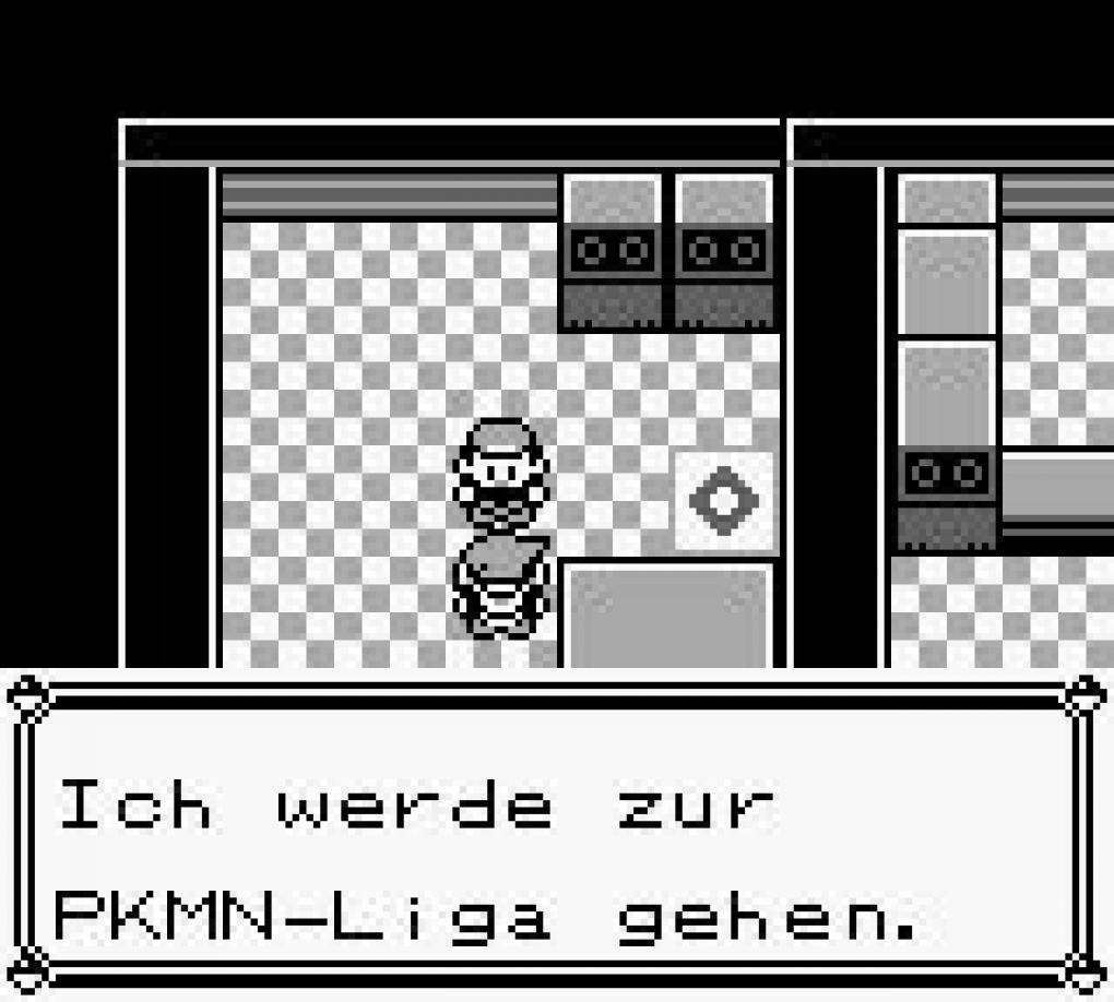 Ihr trefft Blau in Lavandias Pokémon-Turm. Vielleicht hat er sein geliebtes Rattikarl beigesetzt.