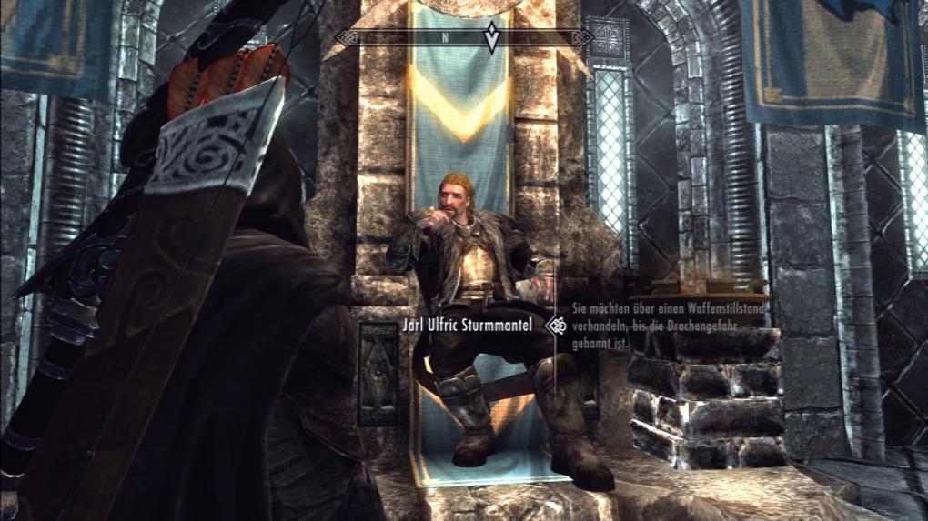 Ulfric ziert sich ebenfalls, aber wenn Tullius schon zugestimmt hat, kann er sich nicht weigern.