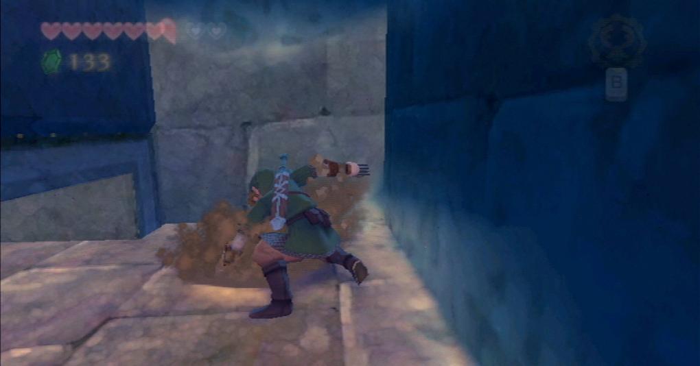 Link beim Graben. 