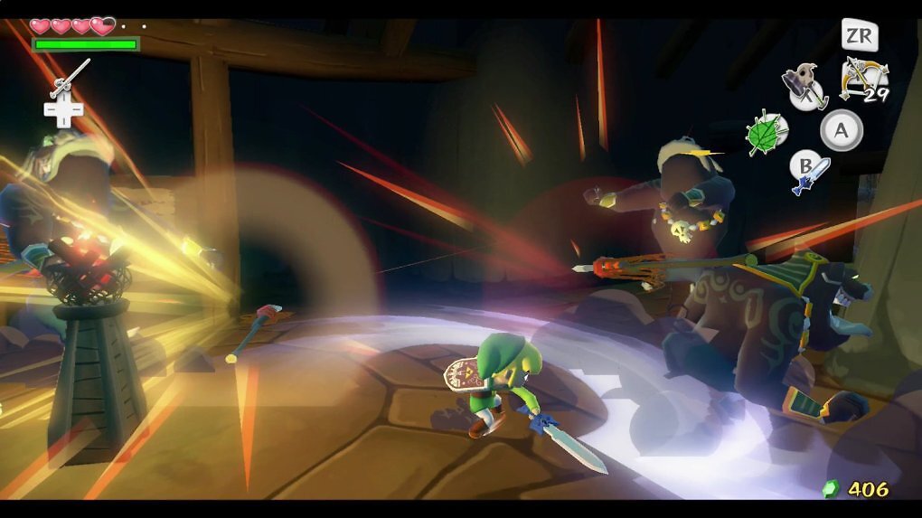 Die Kämpfe in Wind Waker sind übrigens richtig gut! Ziemlich modern für das Jahr 2003.