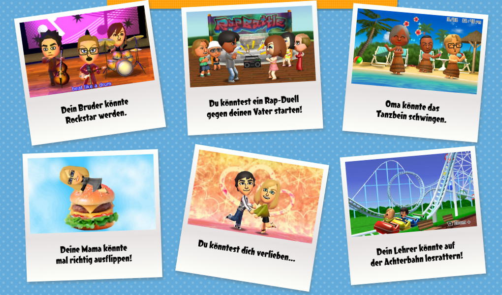 Tomodachi Life hat viele verrückte Szenarien zu bieten, die alle auf eine einzigartige Weise präsentiert werden.