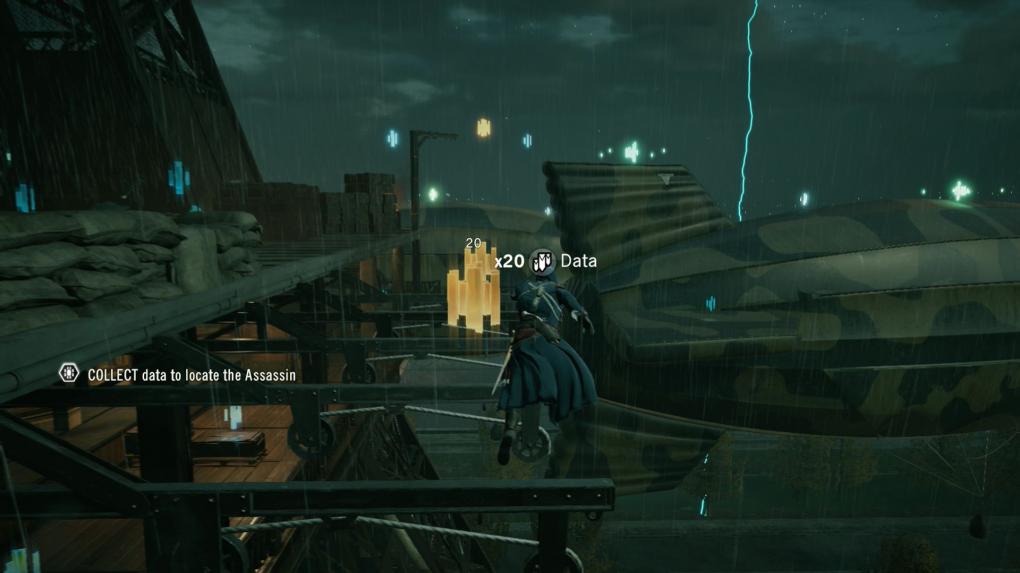 Wer will, sammelt nebenbei Datenpakete in fremden Zeitepochen. Das erinnert an den Time-Trial-Modus aus Mirror's Edge.