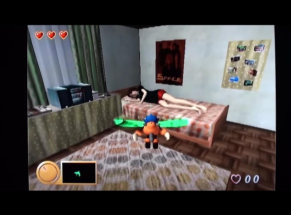 Mr. Moskeeto erschien für Playstation 2 und lies euch als Moskito nach menschlichem Blut streben.