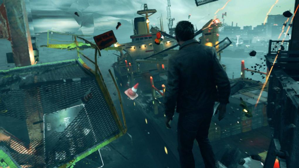 Bei einer Reihe von linear zu absolvierenden Skriptsequenzen wie diesem Schiffsunglück schlägt die Zeit heftige Kapriolen (Xbox One).