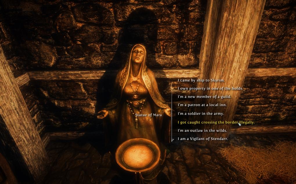 Skyrim: The Journey - Die Mod bietet verschiedene Startorte zur Wahl.