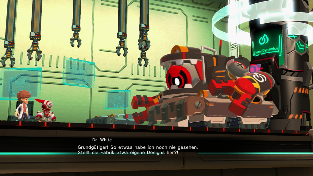 Und noch eine Anspielung auf Mega Man, diesmal Teil 2. Damit macht es sich Mighty No. 9 stellenweise leider ein wenig zu einfach.