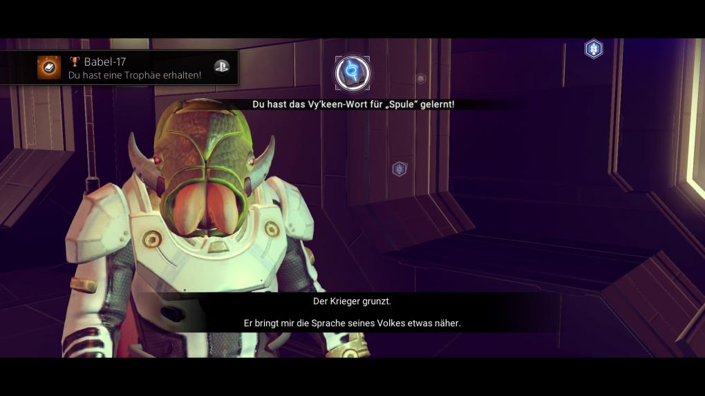 Mitunter lernen wir bei Aliens auch neue Wörter ihrer Sprache.