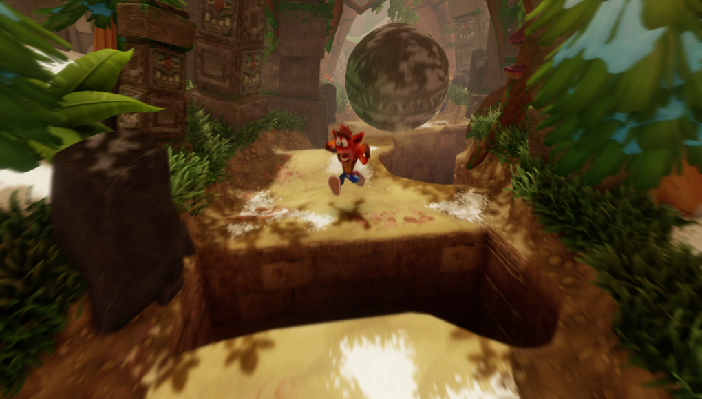Kein Crash-Spiel ohne Flucht vor einem Felsen.