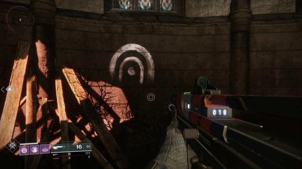 Diese Zeichnungen markieren in Destiny 2, dass sich in der Nähe ein Eingang zu einem verlorenen Sektor befindet.