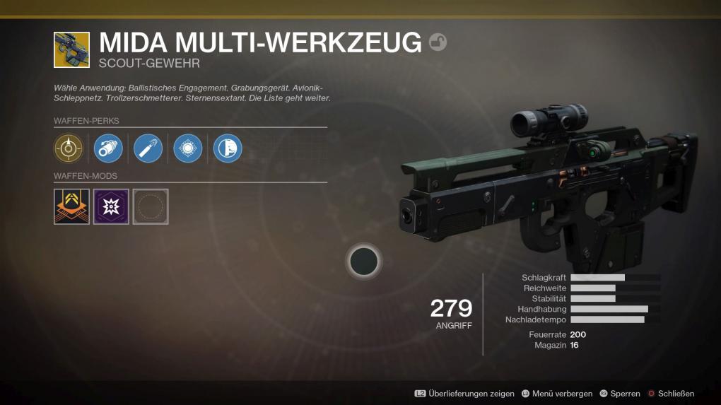 MIDA Multi-Werkzeug in Destiny 2