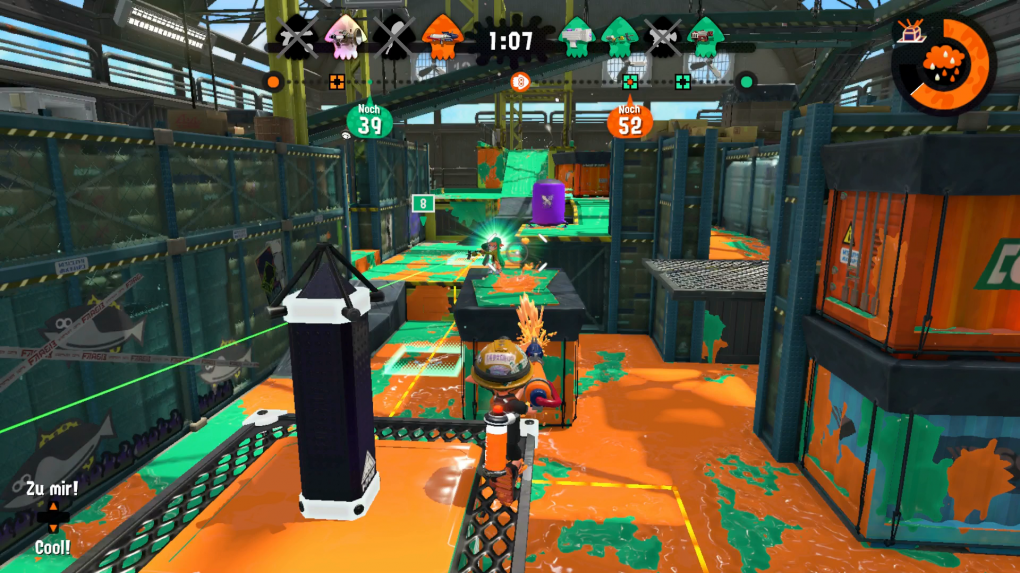Seit Launch wurden viele neue Maps im Mehrspieler hinzugefügt. Darunter sind komplett neue Karte aber auch Splatoon-Klassiker wie das Kofferfisch-Lager.