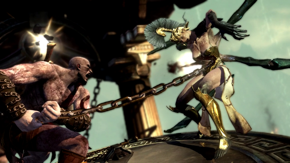 Im Prequel God of War: Ascension stellt sich Kratos den Furien entgegen, um sich endlich von Ares lossagen zu können.