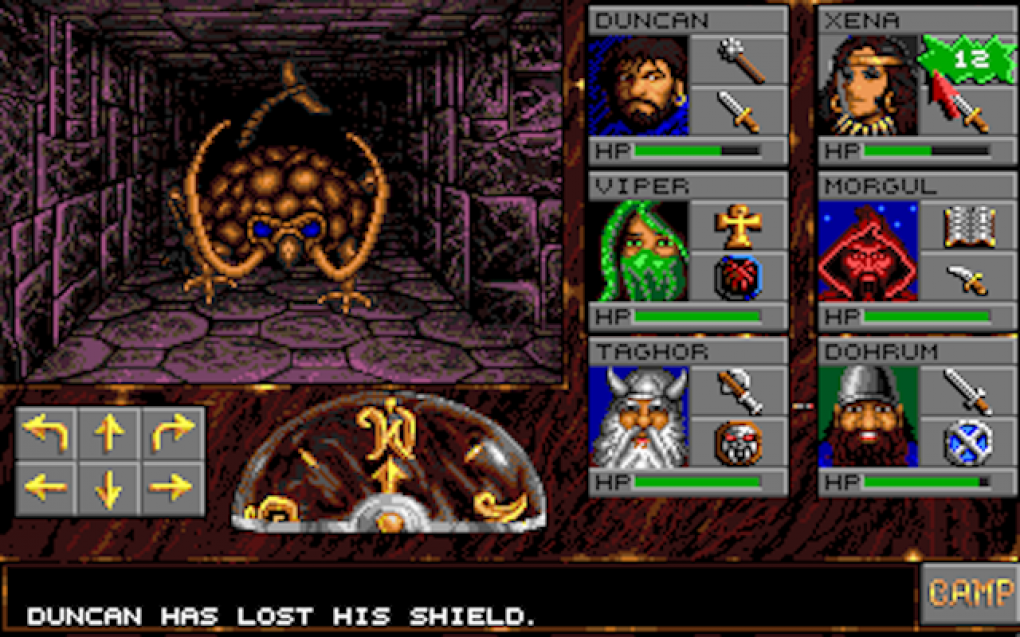 Westwoods Eye of the Beholder (1991) kam bei der Fachpresse gut an, musste sich aber harsche Kritik für ein unfassbar abruptes Ende gefallen lassen. Letzteres wurde in der Amiga-Fassung gegen eine animierte Sequenz getauscht.&nbsp;