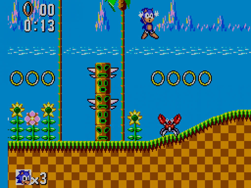 <strong>3. Sonic the Hedgehog</strong><br>
Release: 1991<br>
Entwickler/Publisher: Ancient / Sega