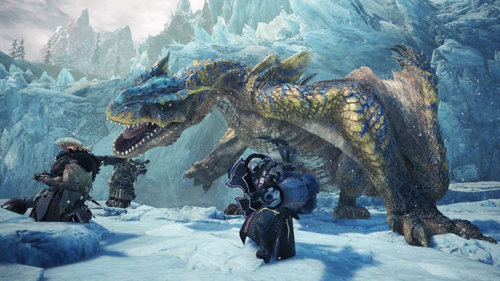 Tigrex ist ein alter Bekannter, der Jäger in Iceborne auf Trab halten wird.