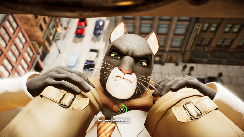 Ab und zu muss Blacksad handgreiflich werden – oder sich einfach wehren. In diesen Momenten kommen Quick-Time-Events zum Einsatz.