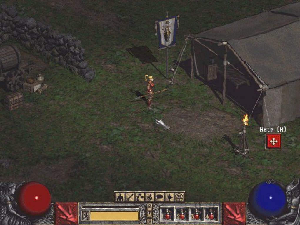 Blizzard verbesserte zwar die Grafik von Diablo 2 deutlich gegenüber dem Vorgänger, verzichtete aber auf eine komplett dreidimensionale Spielwelt. Der Grund: die Neuentwicklung einer entsprechenden Grafik-Technologie wäre zu zeitintensiv gewesen. <br> &nbsp;