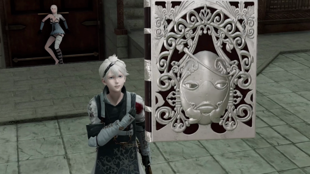Grimoire Weiss ist so alt, dass er über die Geschehnisse vor Nier Replicant Bescheid wissen müsste.&nbsp;