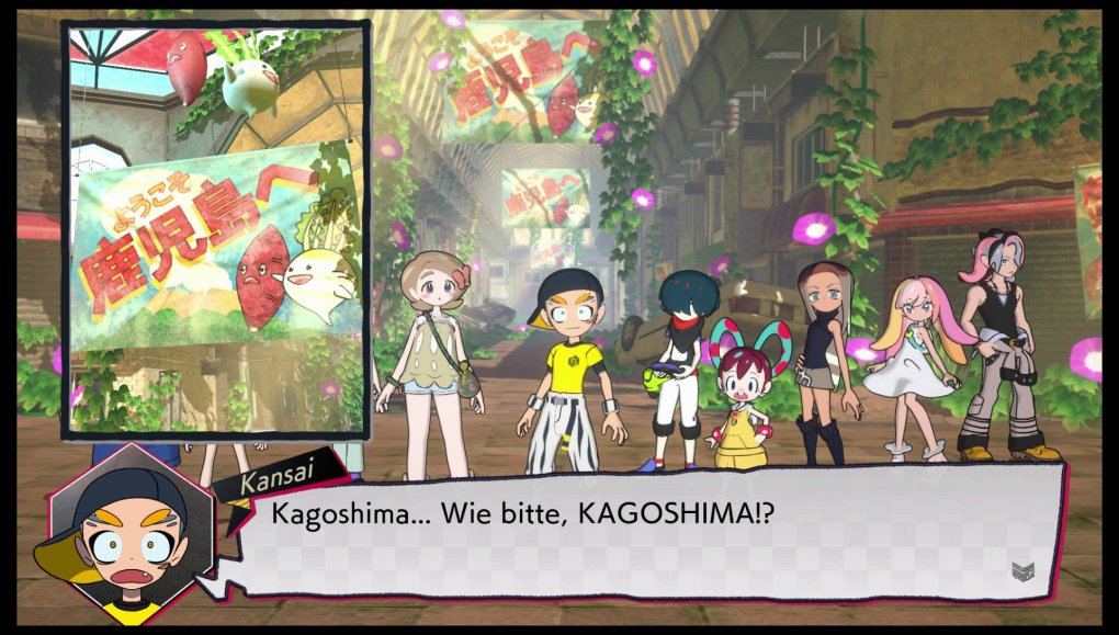 Kagoshima!? Wie ist die Bande denn da gelandet? Fest steht: Um von hier nach Tokio zu kommen, steht ein ganz schöner Gewaltmarsch an.