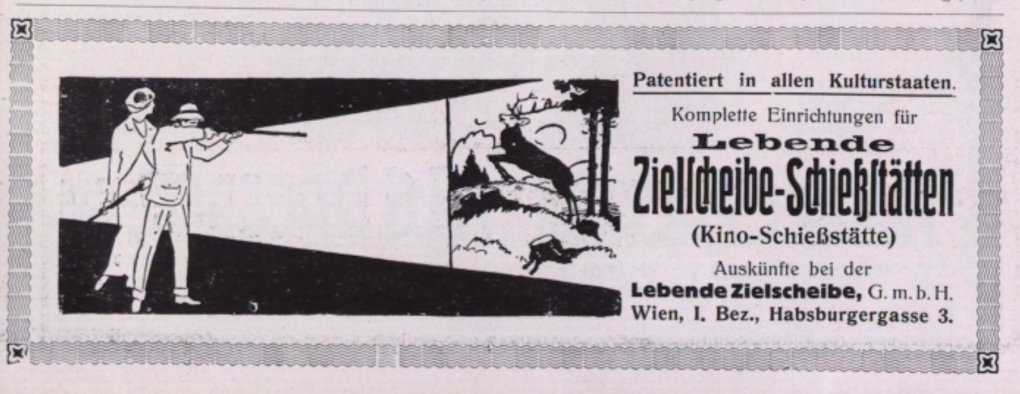 Sowohl in Europa als auch den USA fanden sich zu Beginn des 20. Jahrhunderts lebendige Schießstände: die ersten interaktiven Filme.