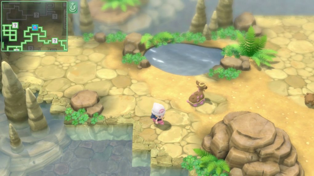 Die Unterschlüpfe bereichern in den Remakes den Untergrund und bieten bereits früh eine ungeahnte Anzahl an fangbaren Pokémon. Die verschiedenen Areale können sich auch optisch sehen lassen.