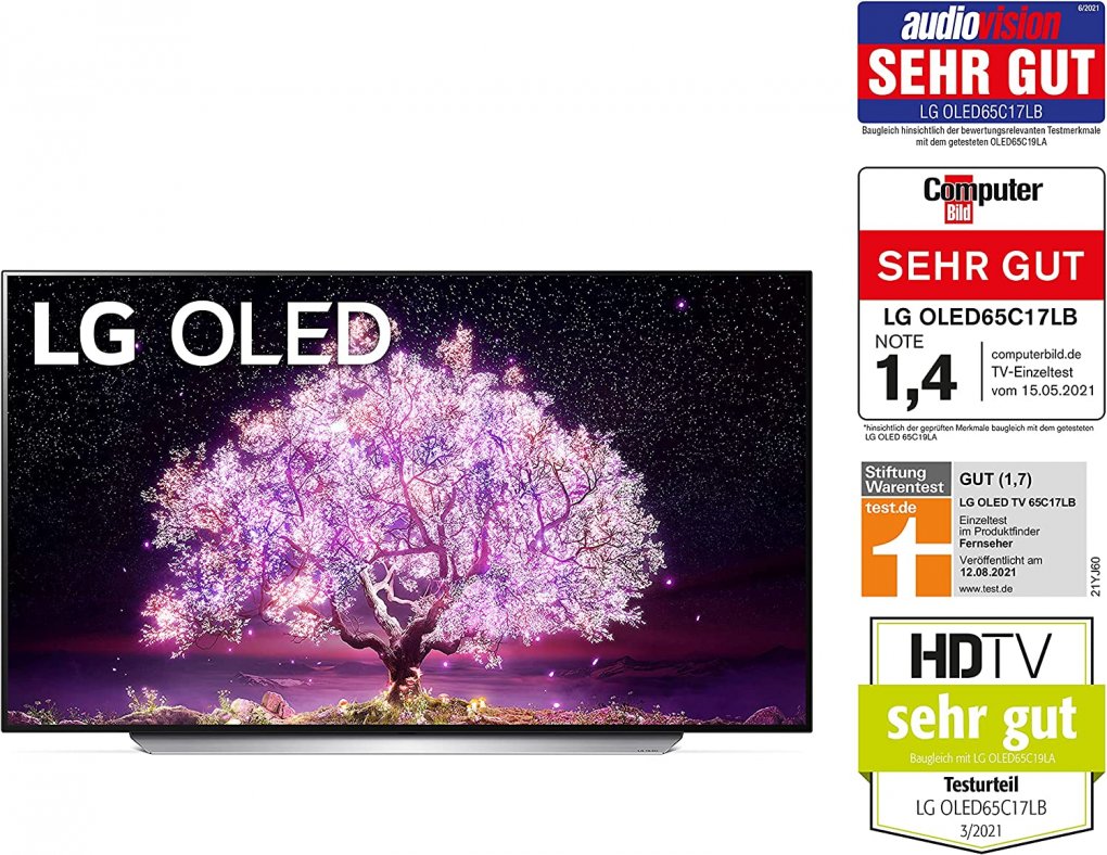 Den topbewerteten Spitzenfernseher LG OLED TV C17 mit 65 Zoll, 4K UHD und 120 Hz gibt es beim Amazon Prime Day günstig wie nie.