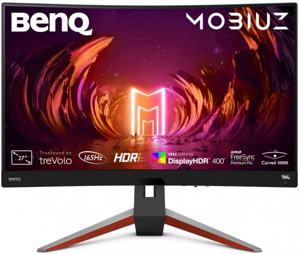 50% Rabatt! Den top-bewerteten BenQ Mobiuz Curved Gaming-Monitor mit 27 Zoll, WQHD und 165 Hz gibt es bei Amazon jetzt zum halben Preis.&nbsp;