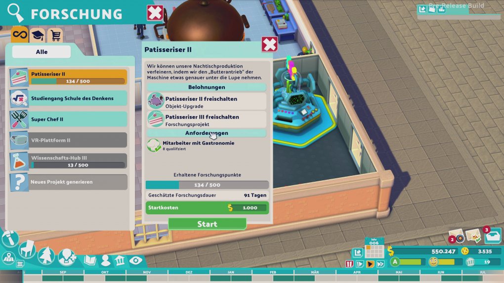 Unsere Dozenten arbeiten auch in der Forschung, wo wir Upgrades für unser Equipment freischalten.