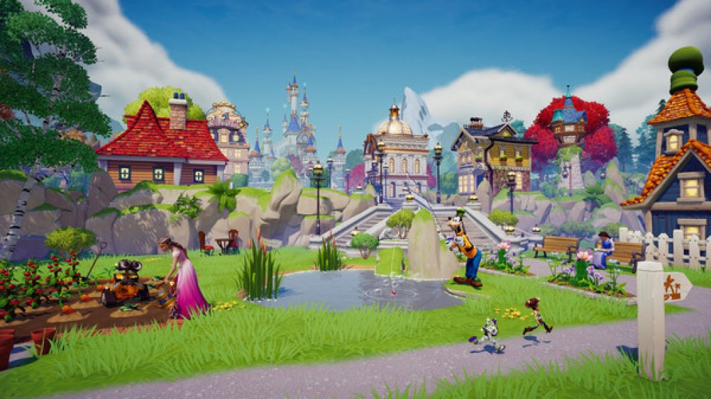 Dreamlight Valley bietet eine ziemlich große Spielwelt, die ihr aber erst nach und nach durch neue Biome freischalten könnt.